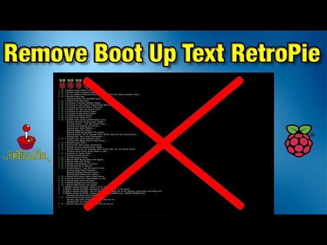 Remove Boot Text RetroPie On The Raspberry Pi
