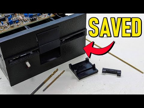 I fixed this disk drive with 3D printed parts (Tandon TM-100)