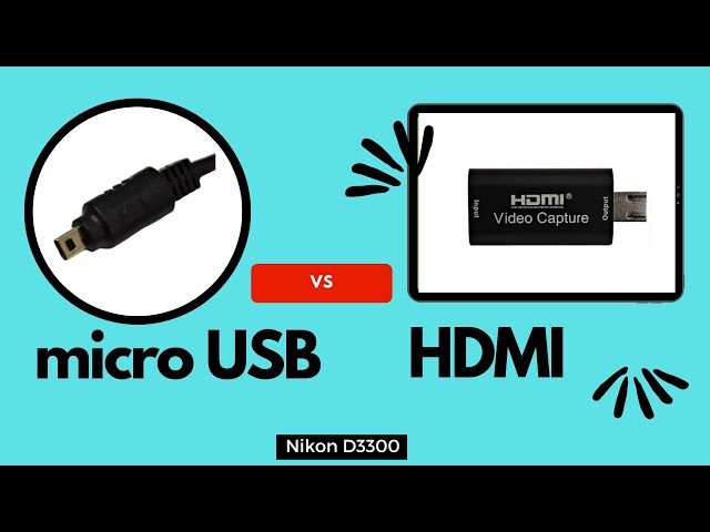 2022 Tutorial: HDMI vs USB Output on a Mac (Nikon D3300)