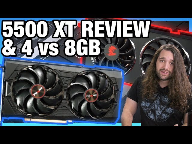 AMD RX 5500 XT GPU Review: 4GB vs. 8GB Benchmarks, Thermals, & Noise