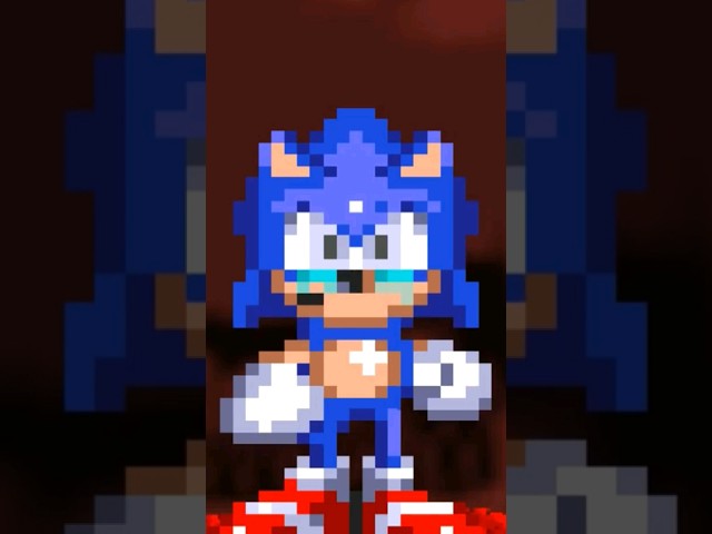 SAD BAD ENDING IN SONIC.EXE NIGHTMARE BEGINNING #shorts #sonicexe #exe #badending #sad #sonic #tails