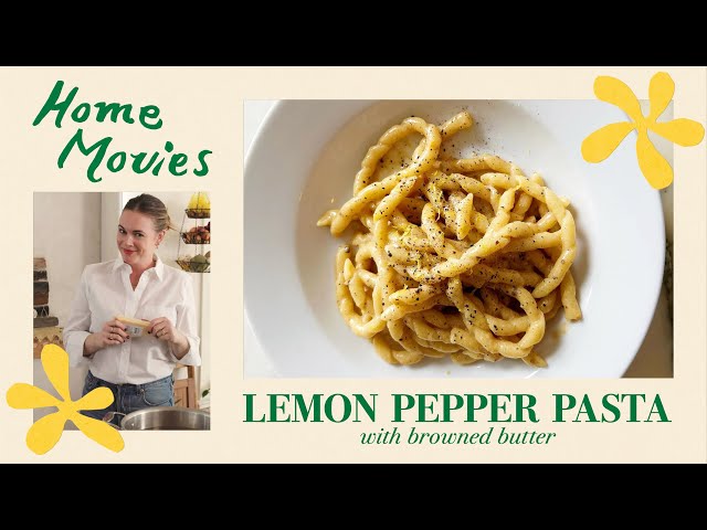 Alison Makes Lemon Pepper Pasta in Her New Kitchen | Home Movies with Alison Roman