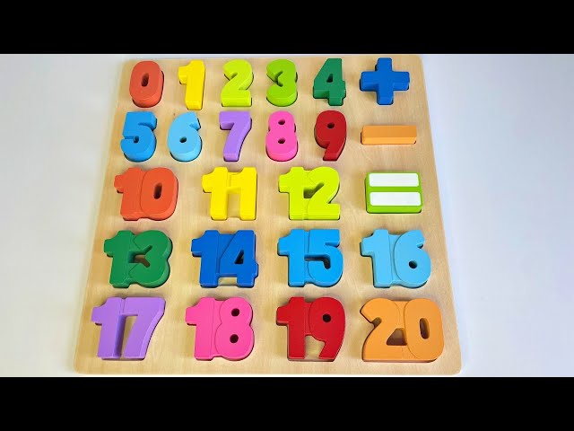 Best Learn Shapes, Numbers & Counting 1 to 20 | Preschool Toddler Learning Toy Video