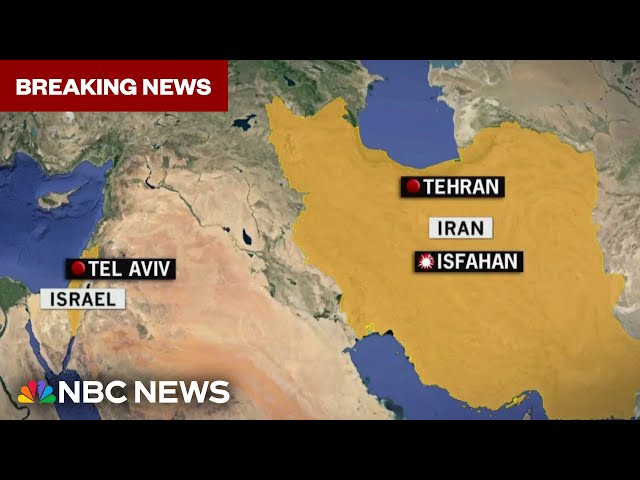BREAKING: Israel carries out strike in Iran