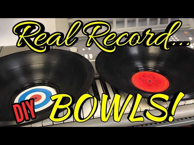DIY Real Record Bowls!