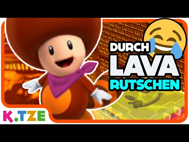 Durch die Lava rutschen 😱😂 Super Mario 3D World Switch | Folge 17