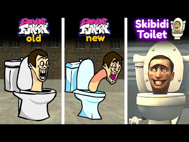 Friday Night Funkin' Vs Skibidi Toilet | Old vs New Mod | Skibidi Toilet FNF