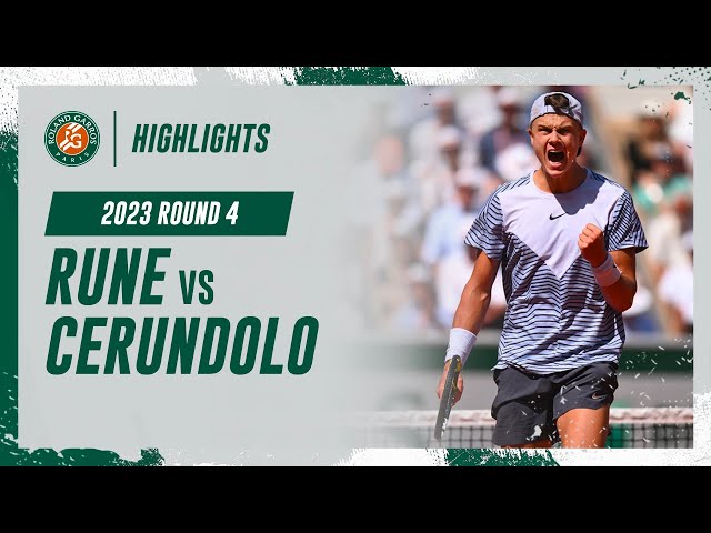 Holger Rune vs Francisco Cerundolo - Round 4 Highlights I Roland-Garros 2023
