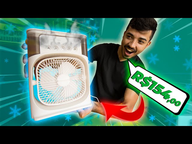 COMPREI um CLIMATIZADOR de AR (mini ar-condicionado) Bom e Barato na Shopee! | BomMax Cooling Fan