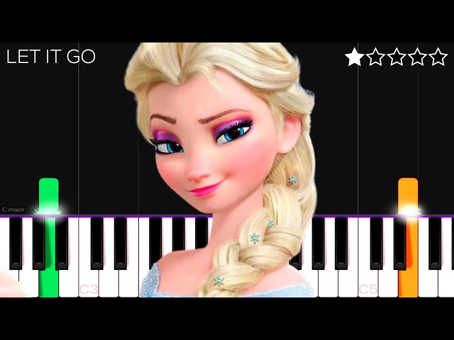 Frozen - Let It Go | EASY Piano Tutorial