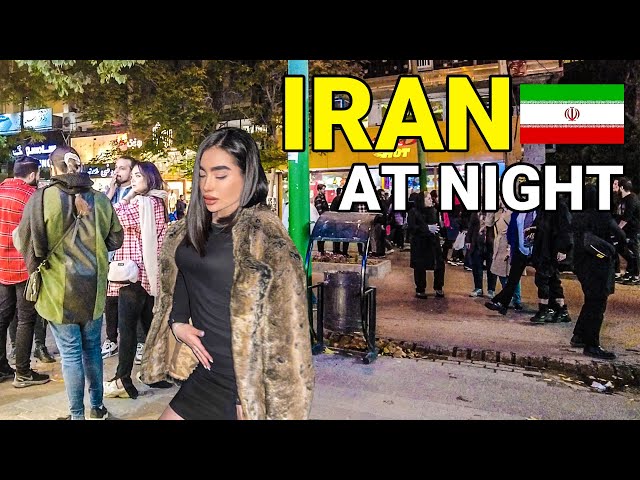 IRAN at Night 2022 Walking Nightlife Iranian People Vlog ایران