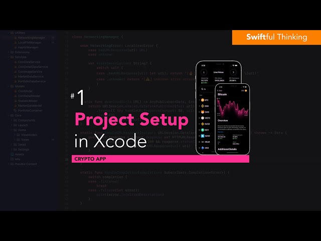 Setting up Xcode Project and a custom color theme | SwiftUI Crypto App #1