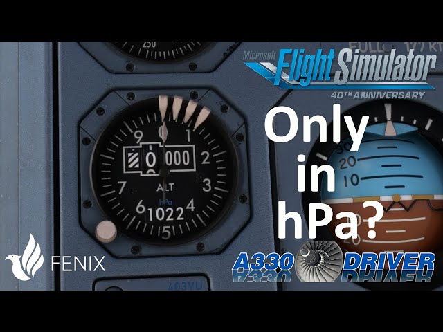 Airbus tipps and tricks: Converting Altimeter Units | Real Airbus Pilot