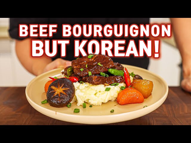 How a Korean Chef Makes Beef Bourguignon With a Korean Twist l But Korean