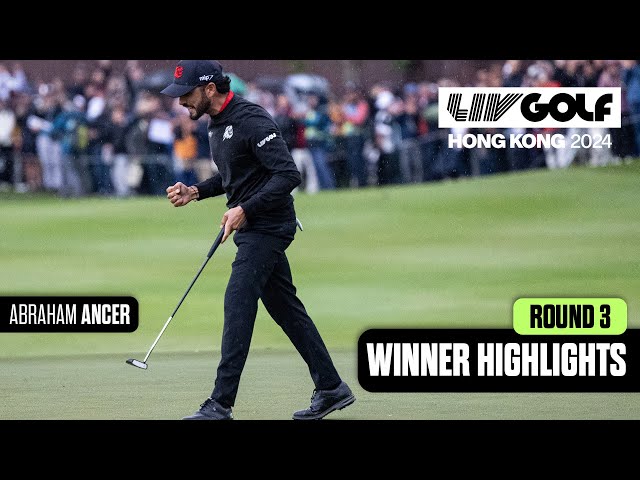 WINNER HIGHLIGHTS: Abraham Ancer Victorious In Playoff | LIV Golf Hong Kong