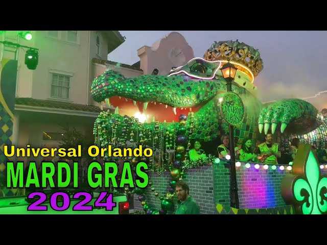 Universal Studios Orlando celebrates Mardi Gras 2024