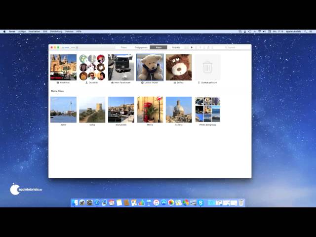 Fotos für Mac OS X - Bilder oder Videos importieren
