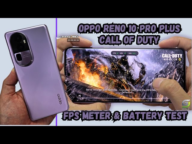 Oppo Reno 10 Pro Plus test game Call of Duty Mobile CODM