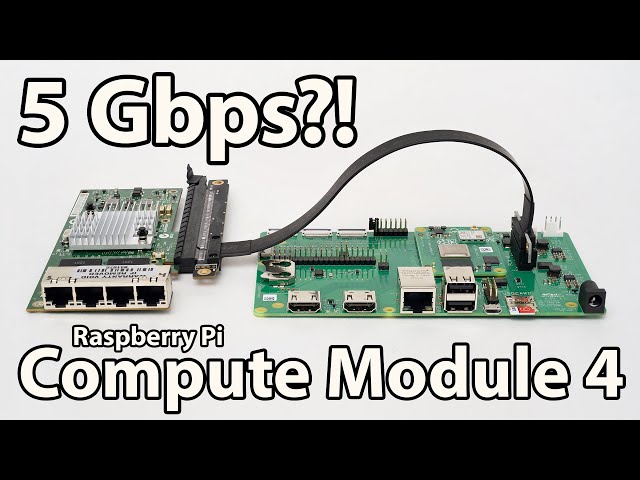 5 Gbps Ethernet on the Raspberry Pi Compute Module 4?!