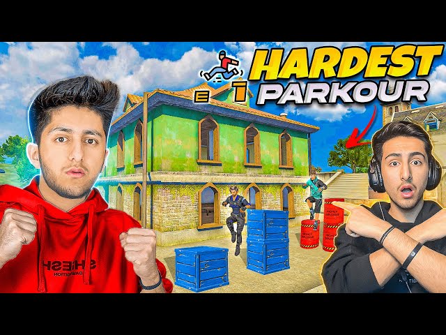 HARDEST PARKOUR CHALLENGE IN FREE FIRE WITH SUNNY😂 1 VS 1 WHO WILL WIN? - GARENA FREE FIRE