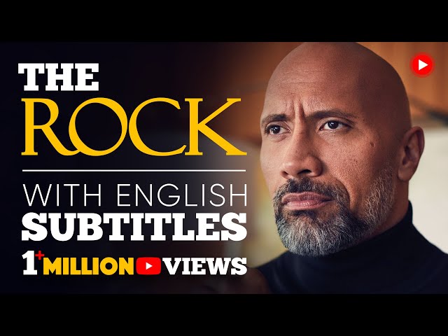 ENGLISH SPEECH | THE ROCK: Be Yourself (English Subtitles)