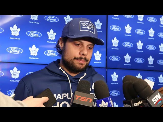 LEAFS LOCKER ROOM:  Players voice their disappointment after first-round exit