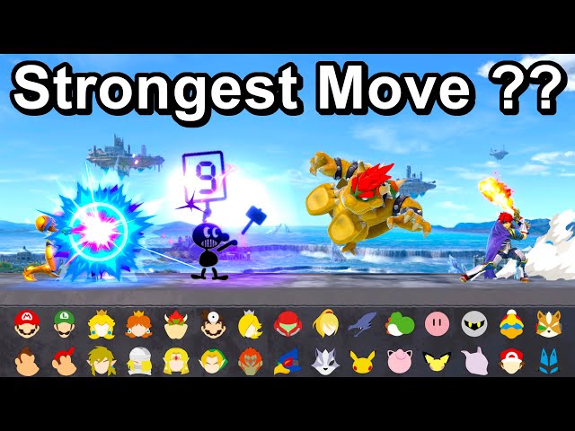 Every Character's Strongest Move !! - Super Smash Bros. Ultimate