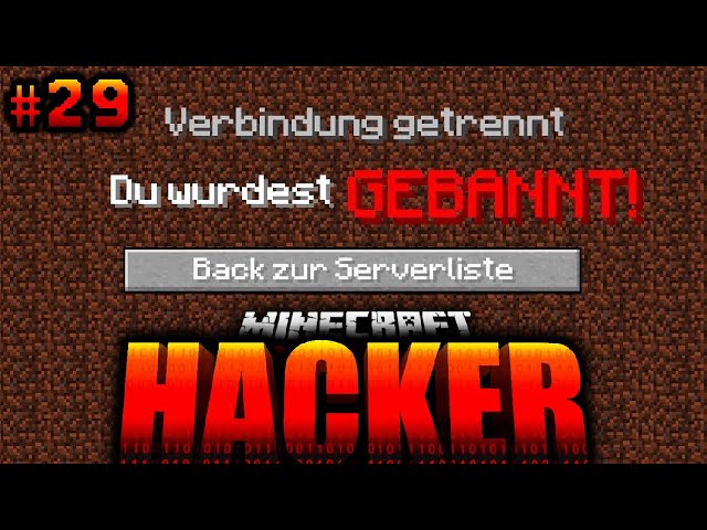 Der "H̴A҉͖̫͇̞C̯͓͝K҉E̫̥̹̱ͅR͍̱"... BANNT MICH... VOM SERVER?! - Minecraft HACKER #29 [Deutsch/HD]