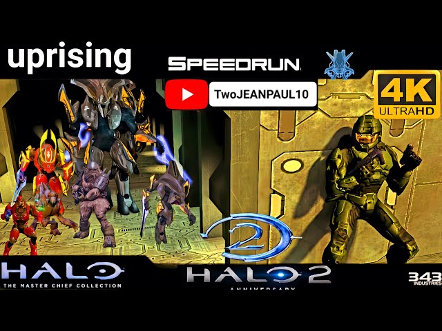 Halo 2A MCC  Uprising legendary speedrun campaign ⚠️ 4k
