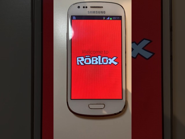 Old Roblox on Samsung Galaxy S3 mini