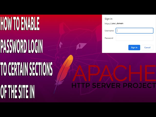 How To Set Up Password Authentication with Apache
