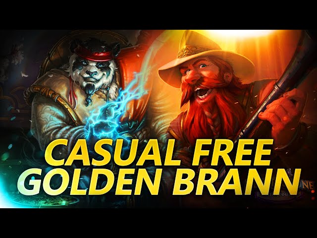Casual Free Golden Brann!!! | Hearthstone Battlegrounds Gameplay | Patch 21.6 | bofur_hs