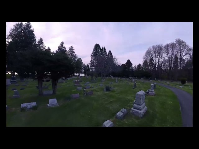 Edinboro Cemetery FPV flythrough