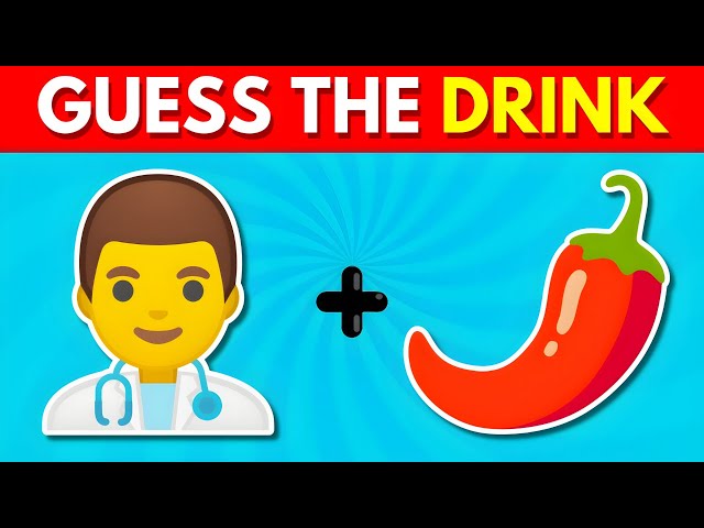 🥤 Can You Guess The Drink Brands By Emoji...? | Emoji Quiz