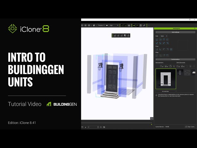 Intro to BuildingGen Units | iClone BuilidingGen Plug-in Tutorial