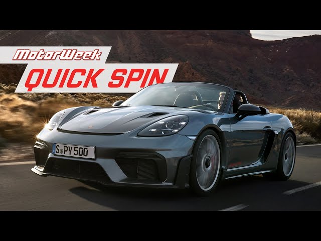 2024 Porsche 718 Spyder RS | MotorWeek Quick Spin