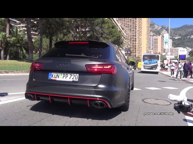 Audi RS6 C7 Akrapovic exhaust by PP-Performance Launch Control