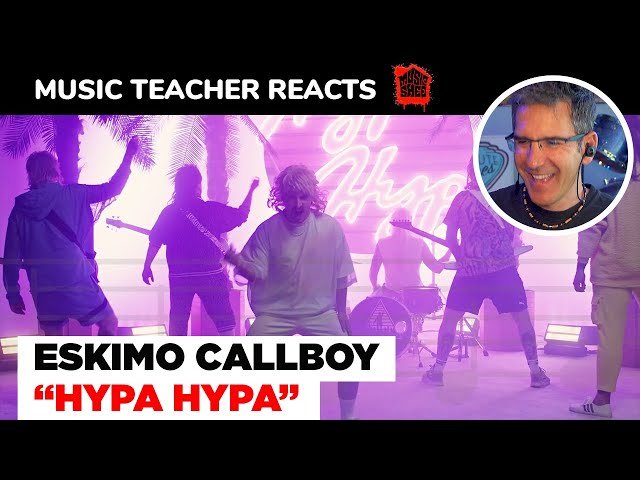 Music Teacher REACTS TO Eskimo Callboy "Hypa Hypa" | Music Teacher | Music Shed #99