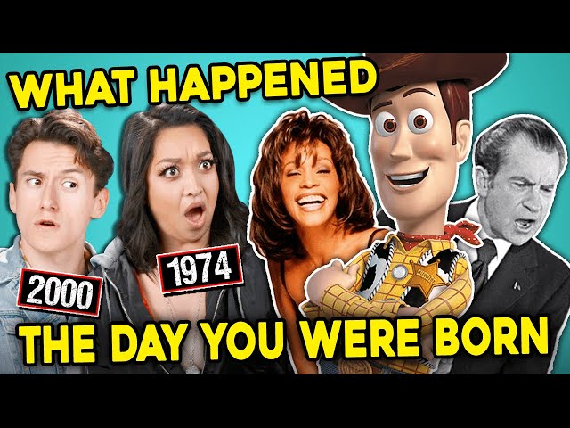 Teens, Adults & Elders React To The Day They Were Born (1940s, 1990s, 2000s)