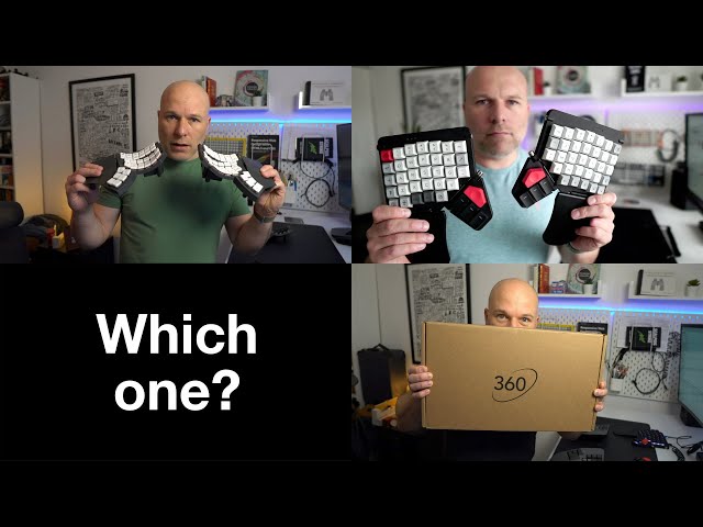 Which one to buy? Moonlander, Advantage360 or Glove80? Split ergo columnar mechanical keyboards