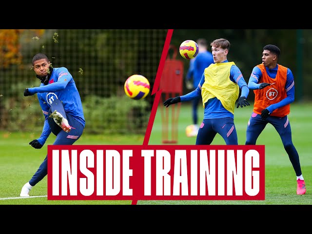 Doyle, Aarons & Brewster's Perfect Free Kicks, Foot Tennis & Sprint Drills | Inside Training | U21