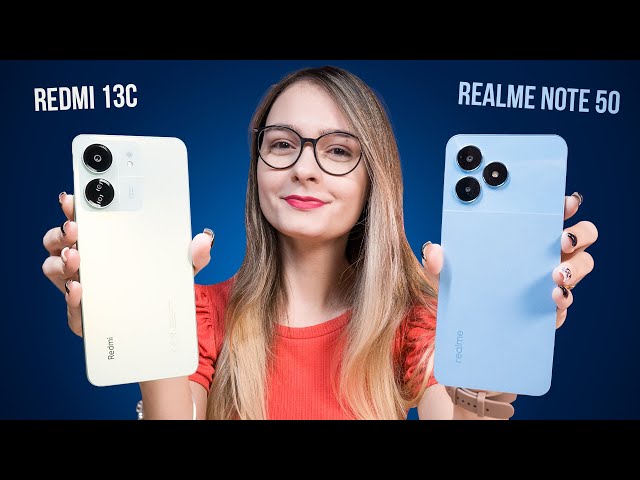 Redmi 13C vs Realme Note 50! QUAL é MELHOR? Comparativo