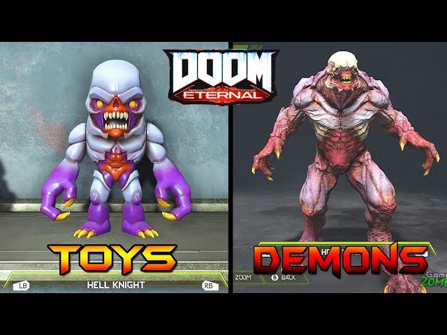 Doom Eternal - ALL DEMON TOYS Vs DEMON Models | Direct Comparison
