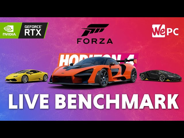 Live | Forza Horizon 4 Benchmark! | Can we get more FPS than MPH?