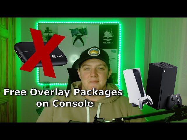 Free overlay packages on Xbox series x/Playstation 5 without a CAPTURE CARD!