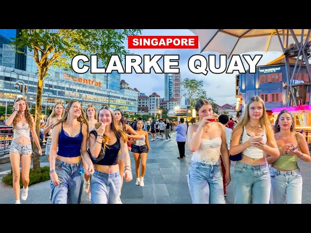 Fully Re-opened Clarke Quay | Awesome Singapore Nightlife Place 🇸🇬🌃
