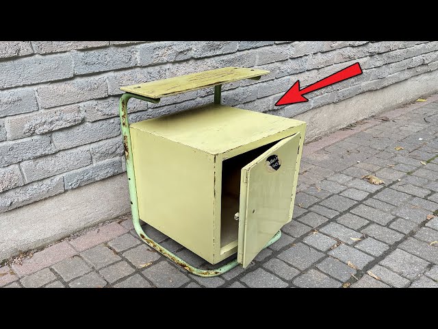 Restoration of RARE 1920s Bauhaus Cabinet | Extremely Rusty