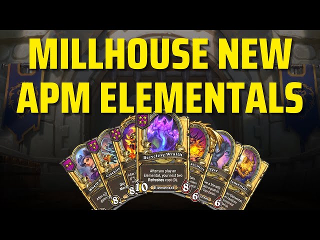 Millhouse New APM Elementals!!! | Hearthstone Battlegrounds | Patch 21.2 | bofur_hs