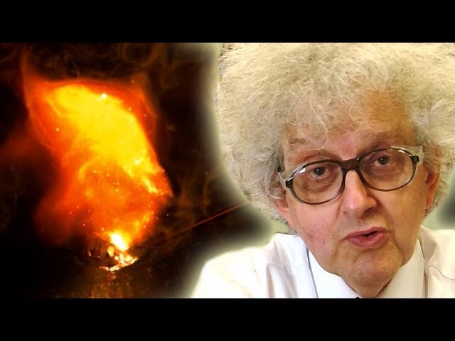 Burning Magnesium in Water - Periodic Table of Videos