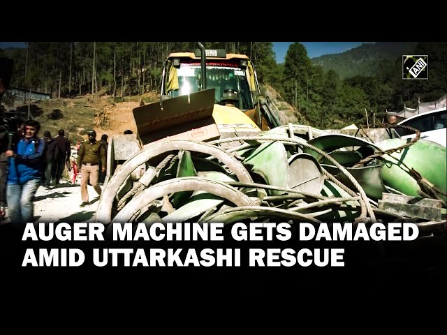 Uttarkashi rescue operations: Blades of auger machine damaged, brought out of Silkyara tunnel